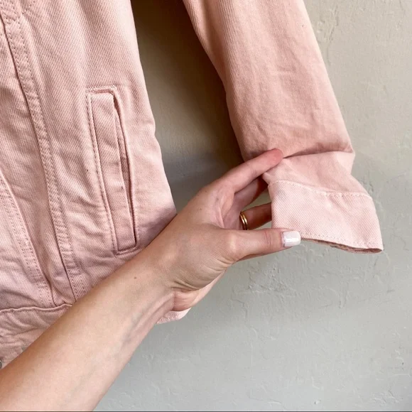 Lucky Brand Pink Tomboy Trucker Jacket - Picture 6 of 6
